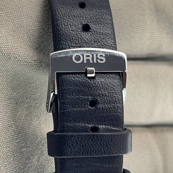 Oris Big Crown Stainless Steel Blue Dial 38mm Automatic Movement Mens Watch 7776 - Picture 7 of 8